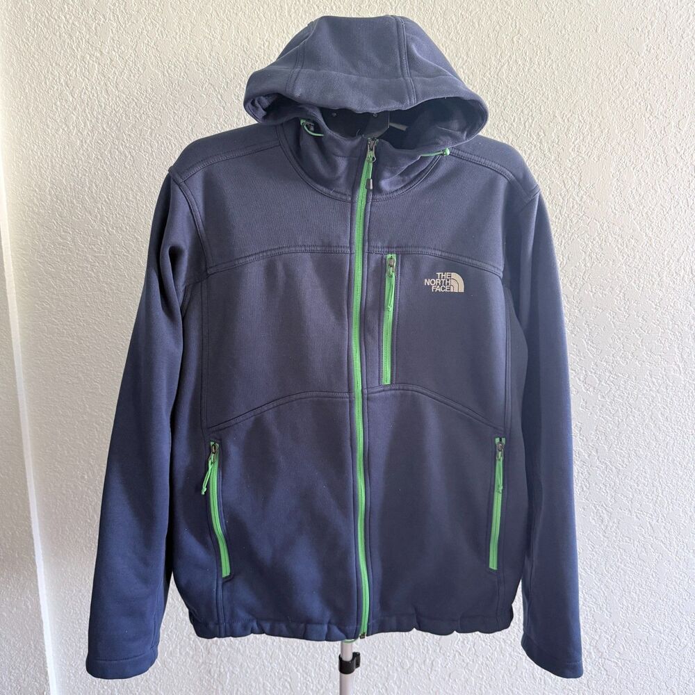 The North Face Soft Shell Fleece Lined Hoodie Jacket Sweatshirt Mens XXL